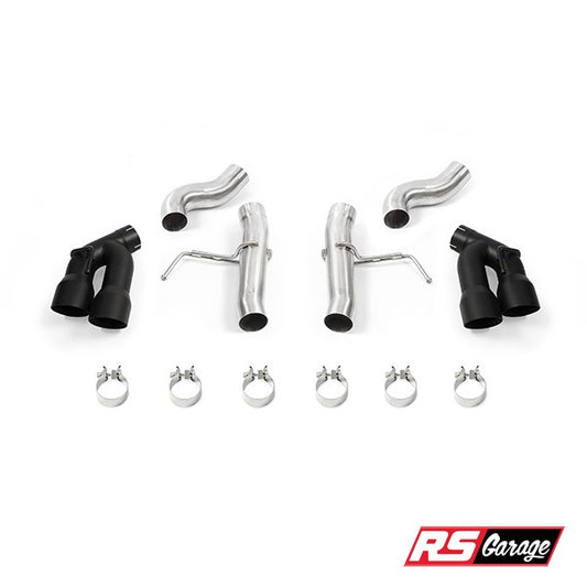 Mishimoto 2016+ Chevrolet Camaro SS Quad-Tip Race Axle-Back Exhaust w/ Black Tips