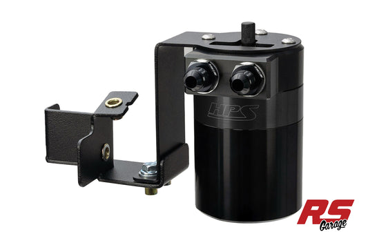 HPS Black Oil Catch Can 2004-2008 Acura Tsx 2.4L