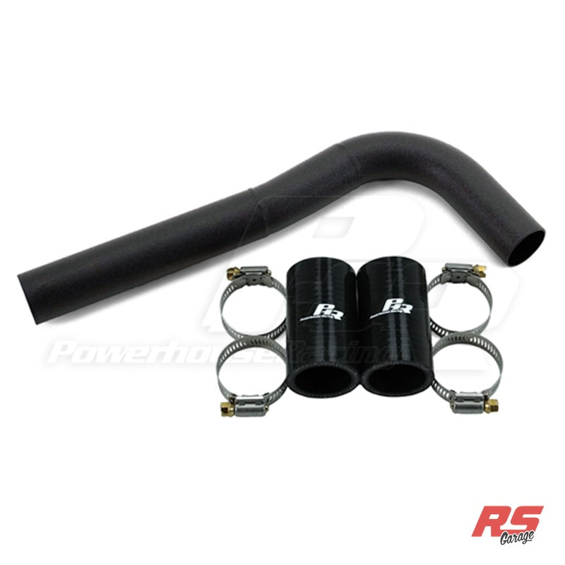 PHR Upper Radiator Pipe, for VVT-i motor, for OEM ARISTO upper waterneck -Wrinkle black powder coat
