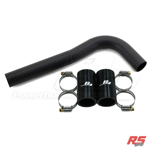PHR Upper Radiator Pipe, for VVT-i motor, for OEM ARISTO upper waterneck -Wrinkle black powder coat