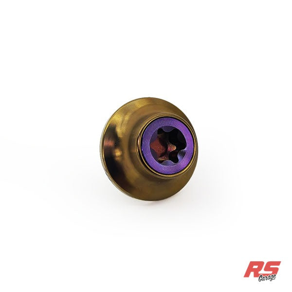 PHR Titanium Cam Gear Bolt and Washer for 2JZ -Purple Bolt -Bronze Washer