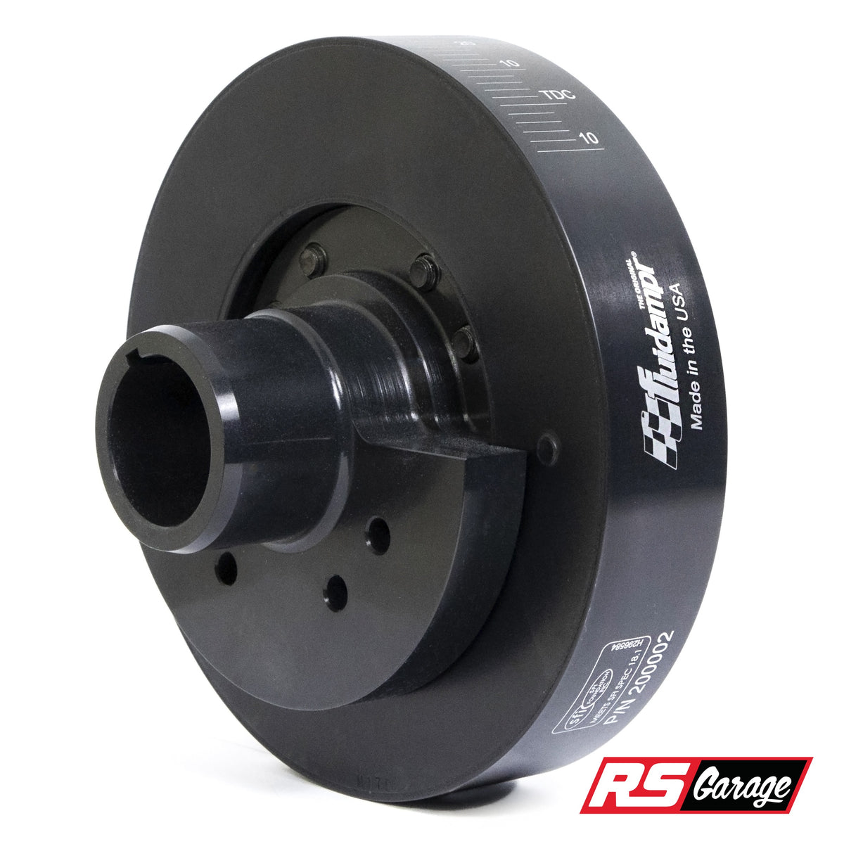 Fluidampr Ford 289, 302, 351 / 400 CID V8 External balance (w/ 28oz CW) Steel Balanced Damper