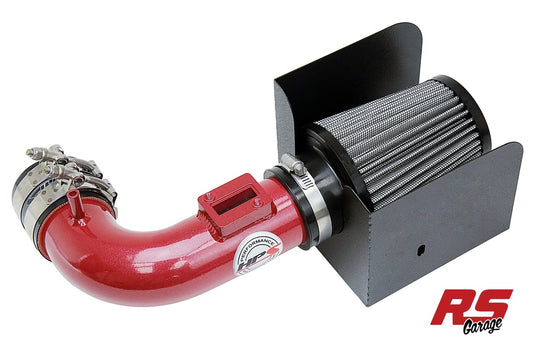 HPS Shortram Air Intake 2015-2020 Honda Fit 1.5L Includes Heat Shield Red