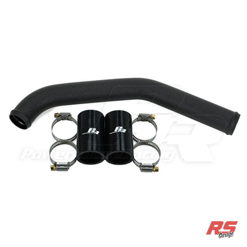 PHR Upper Radiator Pipe, for VVT-i motor, for OEM SUPRA upper waterneck -Wrinkle black powder coat