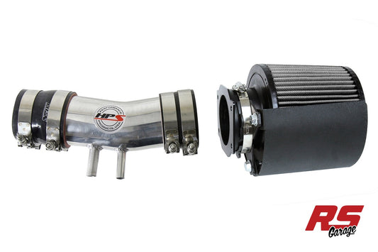 HPS Polished 827 Series Performance Air Intake 1999-2004 Nissan Frontier 3.3L V6 Non Supercharged Includes Heat Shield