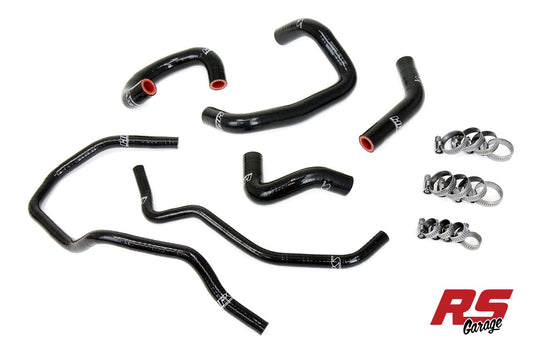 HPS Black Silicone Heater Hose Kit for 1993-1998 Toyota Supra 3.0L Non Turbo