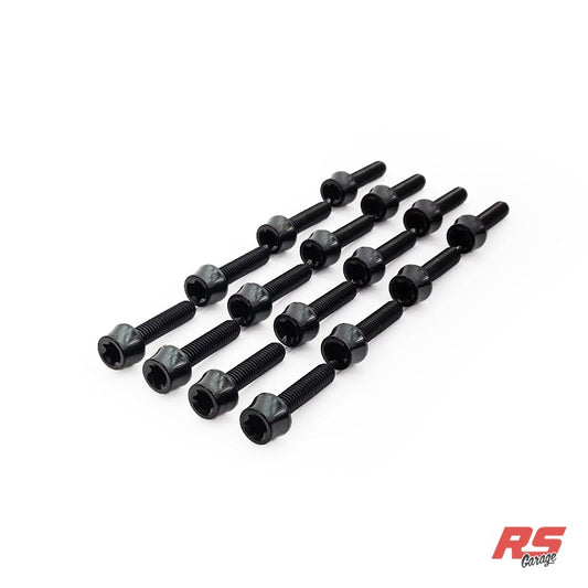 PHR Titanium Hardware Kit for 2JZ Valve Covers - Black