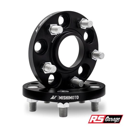 Mishimoto Wheel Spacers - 5x114.3 - 66.1 - 40 - M12 - Black