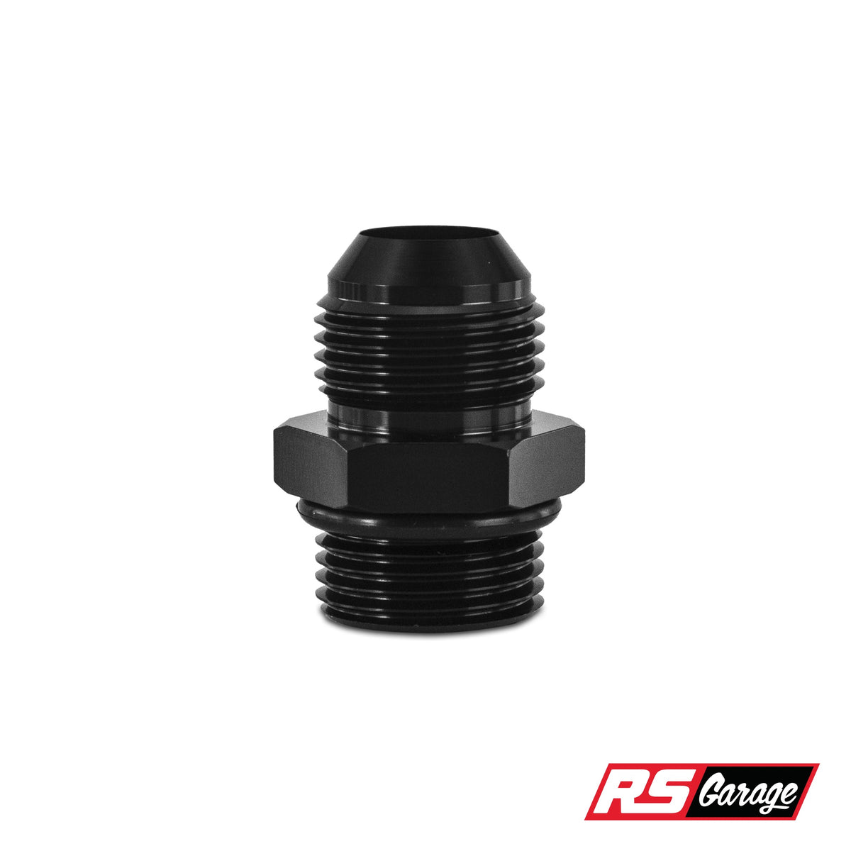 Mishimoto -10 ORB to -10AN Aluminum Fitting - Black