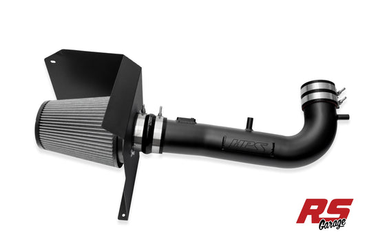 HPS Black 827 Series Performance Air Intake 2014-2019 Chevy Silverado 1500 5.3L V8 Includes Heat Shield