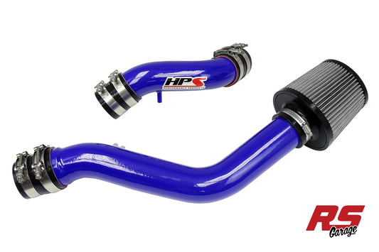HPS Blue Long Ram Cold Air Intake for 2004-2008 Hyundai Tiburon 2.0L with Maf Sensor