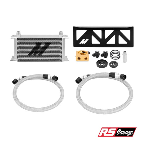 Mishimoto Thermostatic Oil Cooler Kit Silver Fits 2013+ Subaru BRZ Scion FR-S