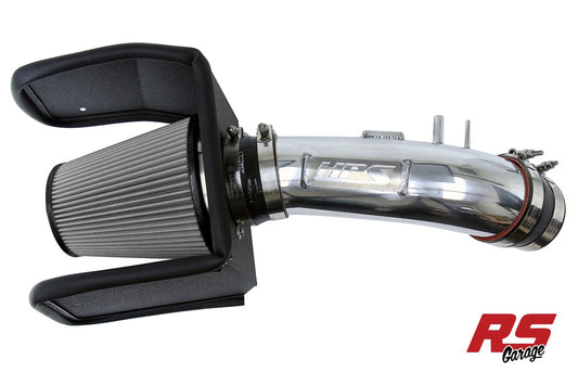 HPS Polished 827 Series Performance Air Intake 2008-2020 Toyota Land Cruiser 5.7L V8 Includes Heat Shield