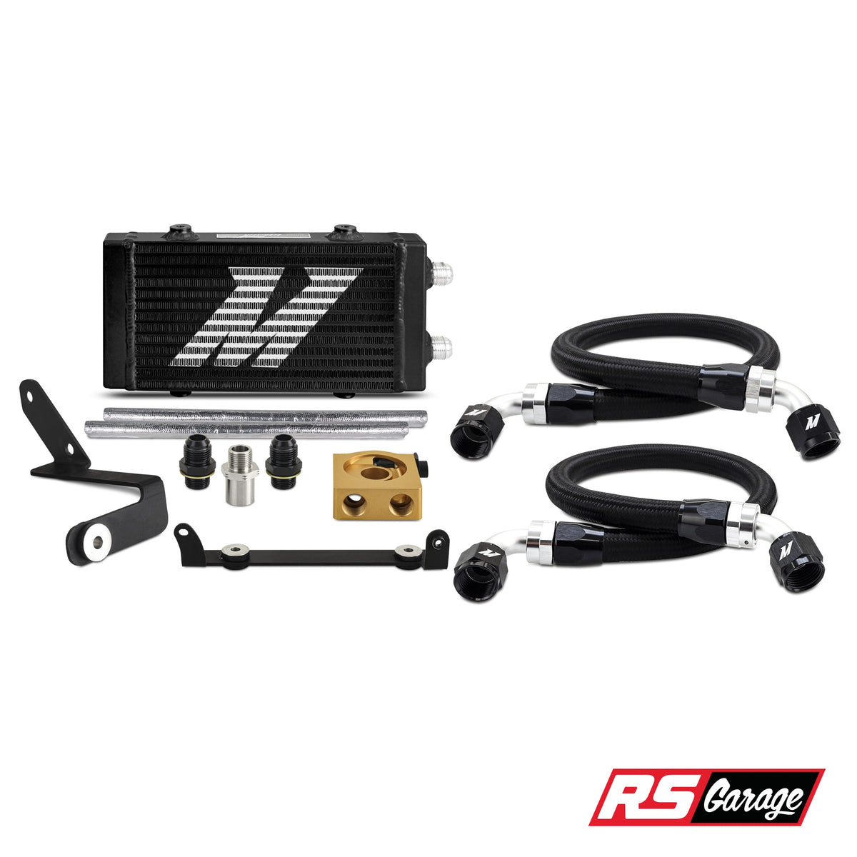 Mishimoto 2023+ Toyota GR Corolla Oil Cooler Kit - Thermostatic - Black