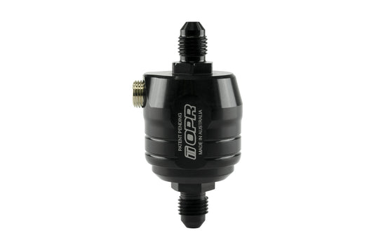 TS-0811-0012 Turbosmart OPR V2 -4 AN Turbo Oil Pressure Regulator 40-50 PSI Black Anodized