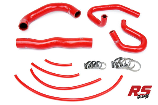 HPS Silicone Radiator and Heater Hose Kit Red 2013-2014 Genesis Coupe 2.0T Turbo 4CYL Lhd