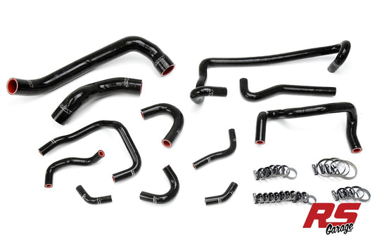 HPS Black Silicone Radiator + Heater Coolant Hose Kit 1989-1994 Skyline GTR R32 RB26DETT Twin Turbo