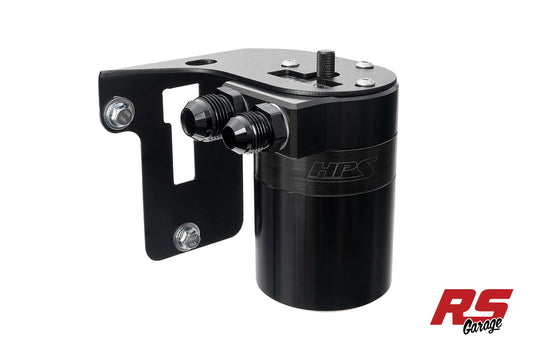 HPS Black Oil Catch Can 2015-2021 Subaru WRX 2.0L Turbo