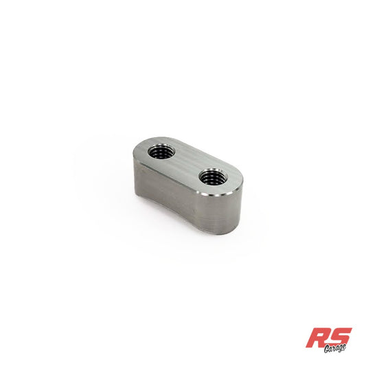 Weld Bung for exhaust hanger to 4" Pipe, (2-hole)