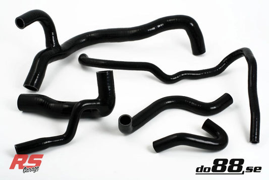 Do88 89-92 Audi Ur-Quattro 2.2T 20V Radiator Hoses - Black