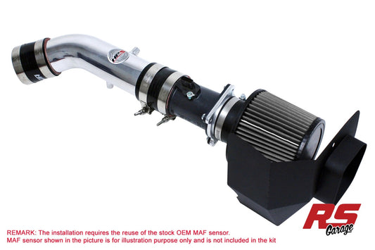 HPS Shortram Air Intake Polish Includes Heat Shield Nissan 350Z 3.5L V6 VQ35DE 2003-2006