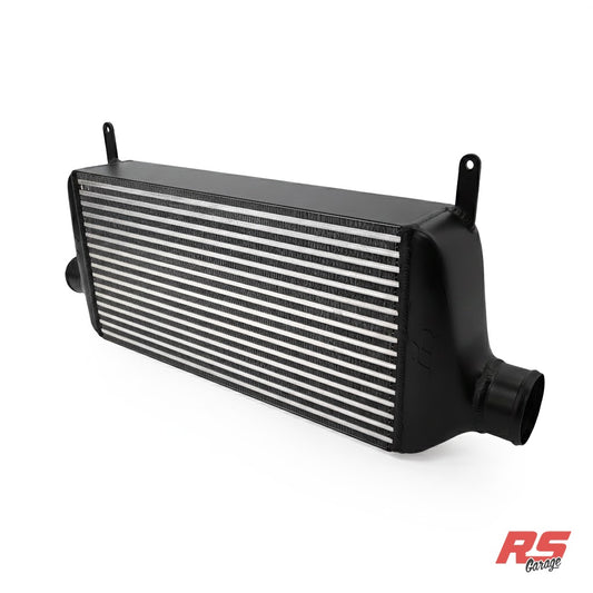 PHR 5.0" Intercooler for MKIV Supra - Matte black powder coat, Billet