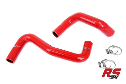 HPS Red Coolant Hose Kit 240SX S13 S14 S15 LS Swap LS1 Water Pump 8 O'clock Thermostat Sr Radiator