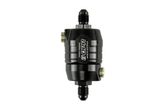 TS-0801-1012 Turbosmart ProOPR Rising Rate Turbo Oil Pressure Regulator Black -4 AN Inlet & Outlet TS-0801-1012