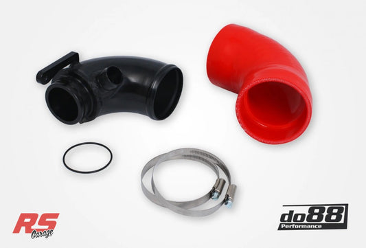 Do88 VAG 1.8/2.0 TSI (MQB) Turbo Inlet Pipe Red Hose Hybrid Turbo Do88 Airbox
