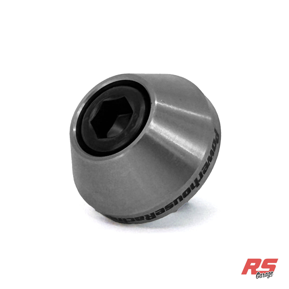 PHR Cam Gear Bolt with Billet Stainless Washer for 2JZ -Machined finish  - Comes with black cerakote coated bolt