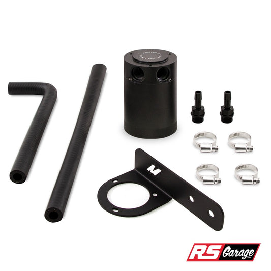 Mishimoto Baffled Oil Catch Can PCV Side Black Fits Civic 1.5L Turbo 2016+ L15B7