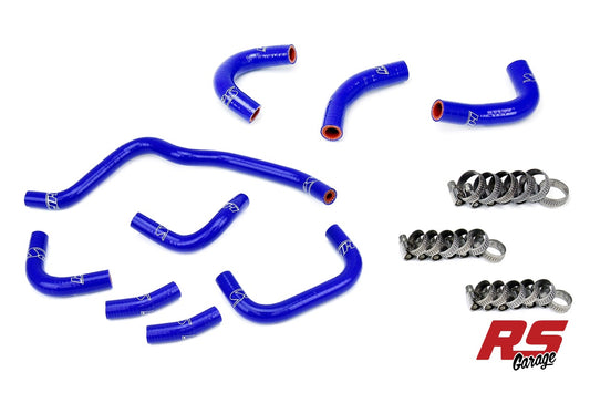 HPS Blue Silicone Oil Cooler and Throttle Body Hoses 2000-2003 Honda S2000 2.0L F20C AP1
