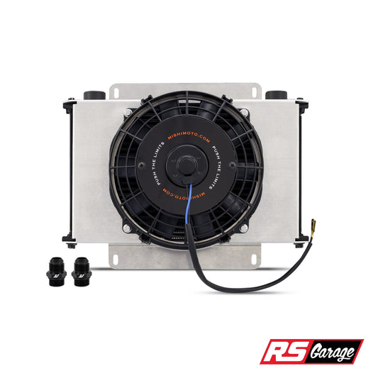 Mishimoto Universal Oil Cooler Kit 25-Row Cooler and 1x 8in Fan
