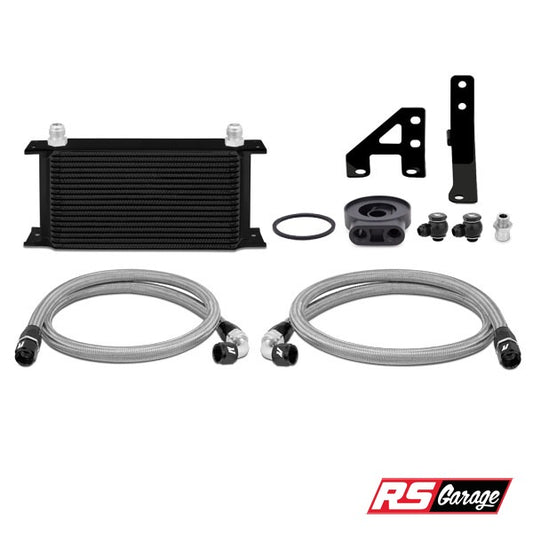 Mishimoto Oil Cooler Kit Non-Thermostatic Black Fits Subaru WRX 2015-2021 FA20DIT