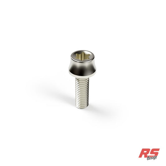 Bolt, Titanium, Volcano Torx Head, M6x1.0, 20mm Long - Machined
