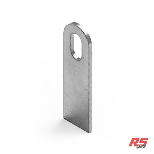 -Material: Aluminum -Tab Thickness (A): 0.125 in. (3.2 mm) -Tab Overal Length (B): 2.600 in. (66.0