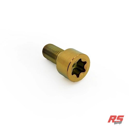 Titanium Cam Gear Bolt - Yellow Anodized, 25mm