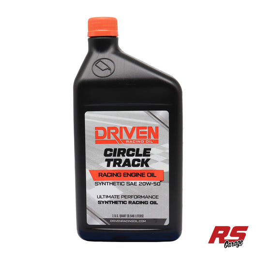 Driven Racing Oil SAE 20W-50 Circle Track Full Synthetic Racing Only Motor Oil Quart 12 Count Case