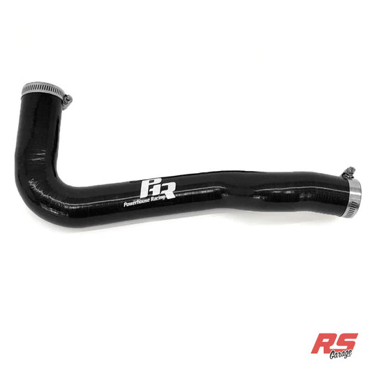 PHR Silicone Lower Radiator Hose for IS300, 2JZ-GE - When installing, you must rotate the lower waterneck. - Black