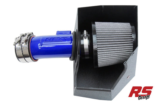 HPS Performance Cold Air Intake Kit 2018-2020 Honda Accord 2.0L Turbo, Includes Heat Shield, Blue