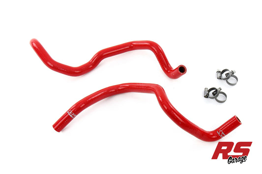 HPS Performance Silicone Heater Hoses 2010-2014 Subaru Outback EJ253 FB25 2.5L Red