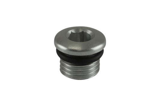 TS-OB-04-CL Turbosmart Fitting -4 AN ORB Blank - Silver