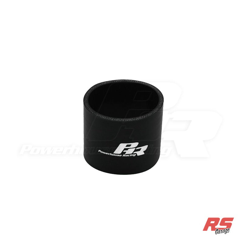 2.50" ID 4 Ply Silicone, Gloss Black, 3" Long