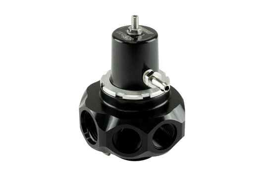 TS-0404-1252 Turbosmart FPR12 Pro 5 Port EFI Fuel Pressure Regulator Black 50-130 PSI -12 AN In / 4x -10 AN Out