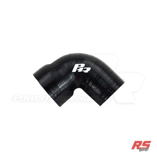 2.5" to 3.0" 90 Degree Elbow, 3" Legs, Gloss Black