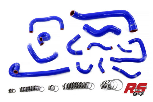 HPS Blue Silicone Radiator + Heater + Ancillary Hose 1995-1998 Nissan Skyline GTR R33 RB26DETT