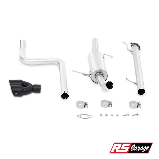 Mishimoto 14-16 Ford Fiesta ST 1.6L 2.5in Stainless Steel Cat-Back Exhaust w/ Black Tips