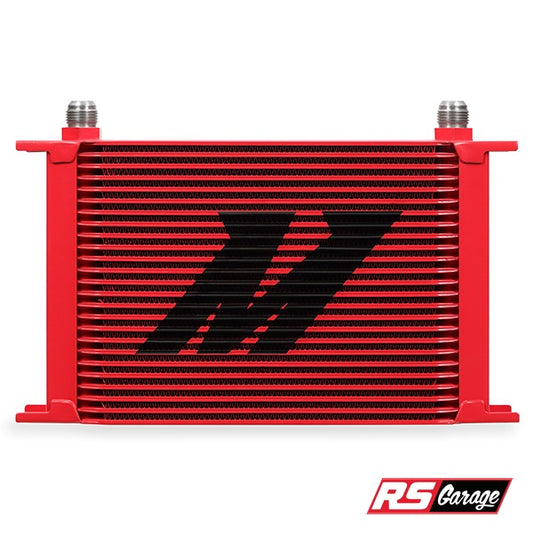 Mishimoto Universal 25-Row Oil Cooler Red -10 AN Male Inlet/Outlet