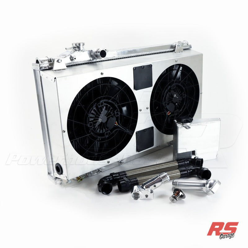 PHR Ultimate Cooling Kit for MKIV - 2JZ-GTE, Matte Black, No Transmission Cooler