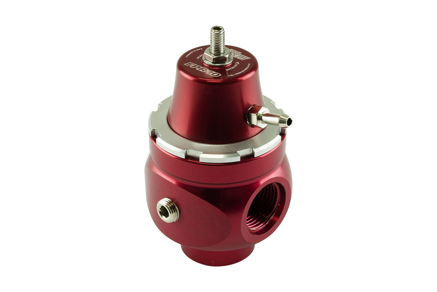 TS-0404-1044 Turbosmart FPR10 Fuel Pressure Regulator EFI 1:1 35-80 PSI -10 AN Red